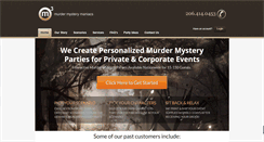 Desktop Screenshot of host-a-murder.com